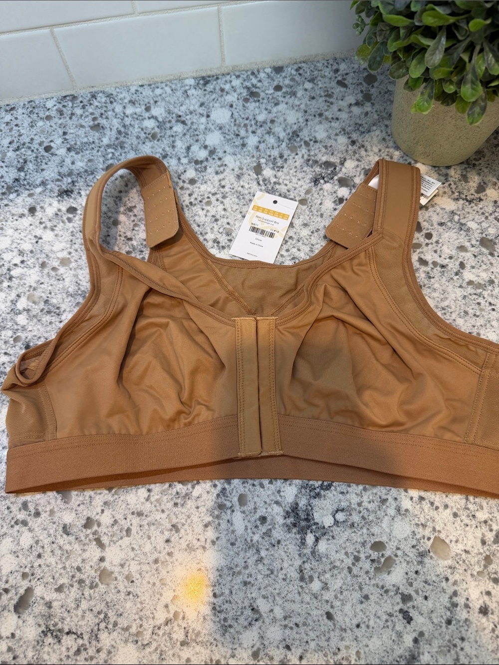 Delimira Firm Support Bra Full Coverage Cup front closure New size 40B